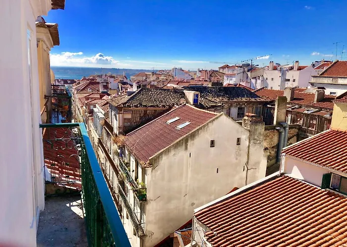 Downtown Penthouse Balcony River View * Lizbona